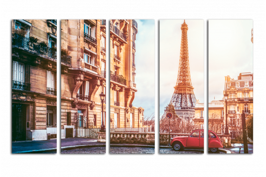Модульная картина Парижские улочки